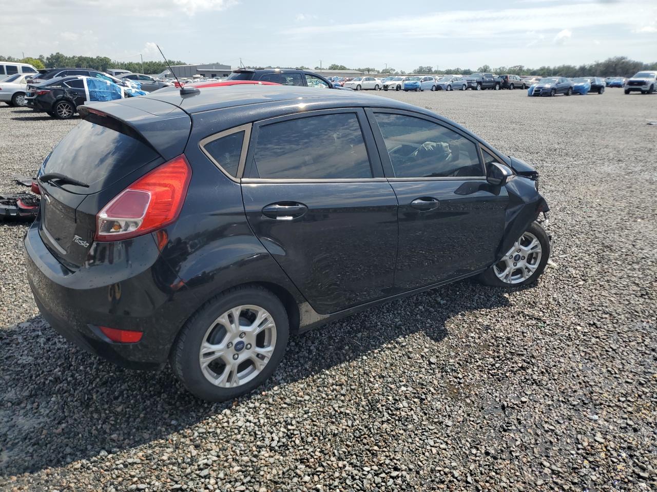 2014 Ford Fiesta Se Black vin: 3FADP4EJ9EM114790