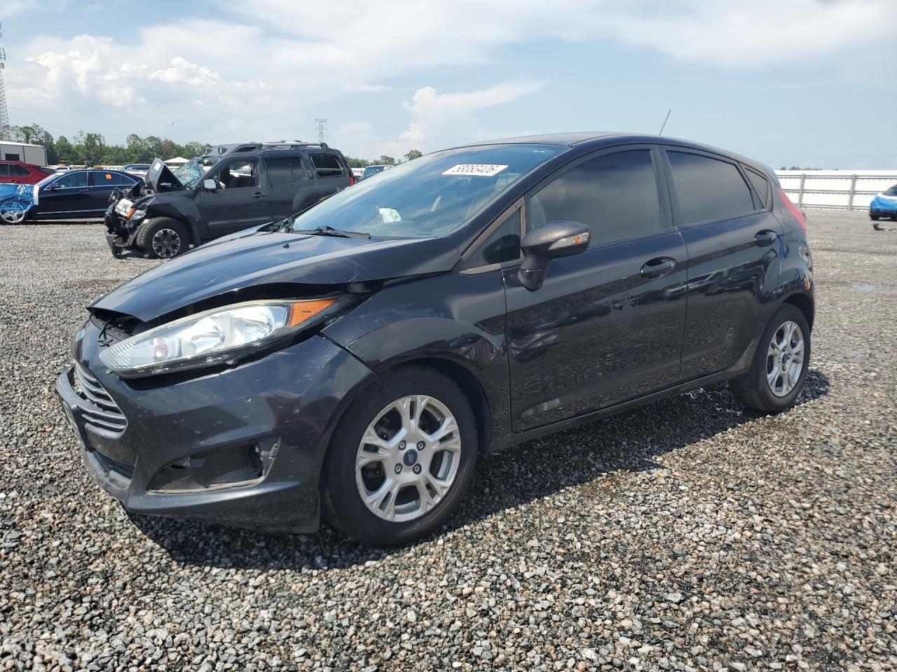 2014 Ford Fiesta Se Черный vin: 3FADP4EJ9EM114790
