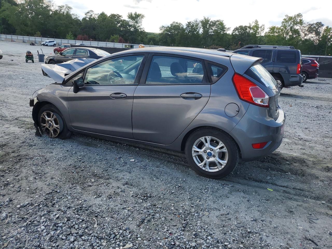 2014 Ford Fiesta Se Gray vin: 3FADP4EJ9EM142945