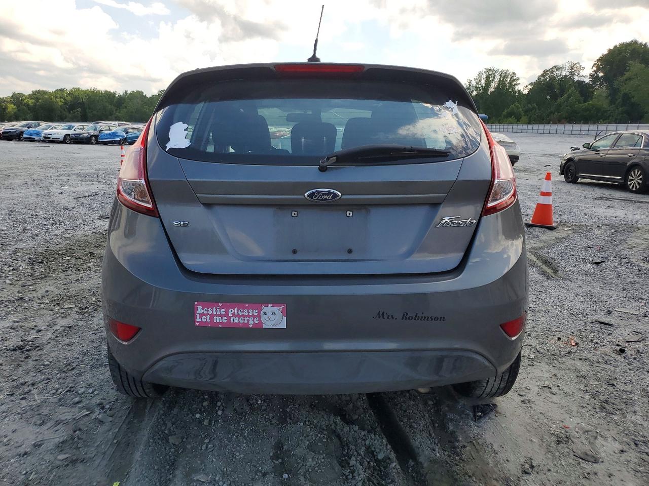 2014 Ford Fiesta Se Gray vin: 3FADP4EJ9EM142945