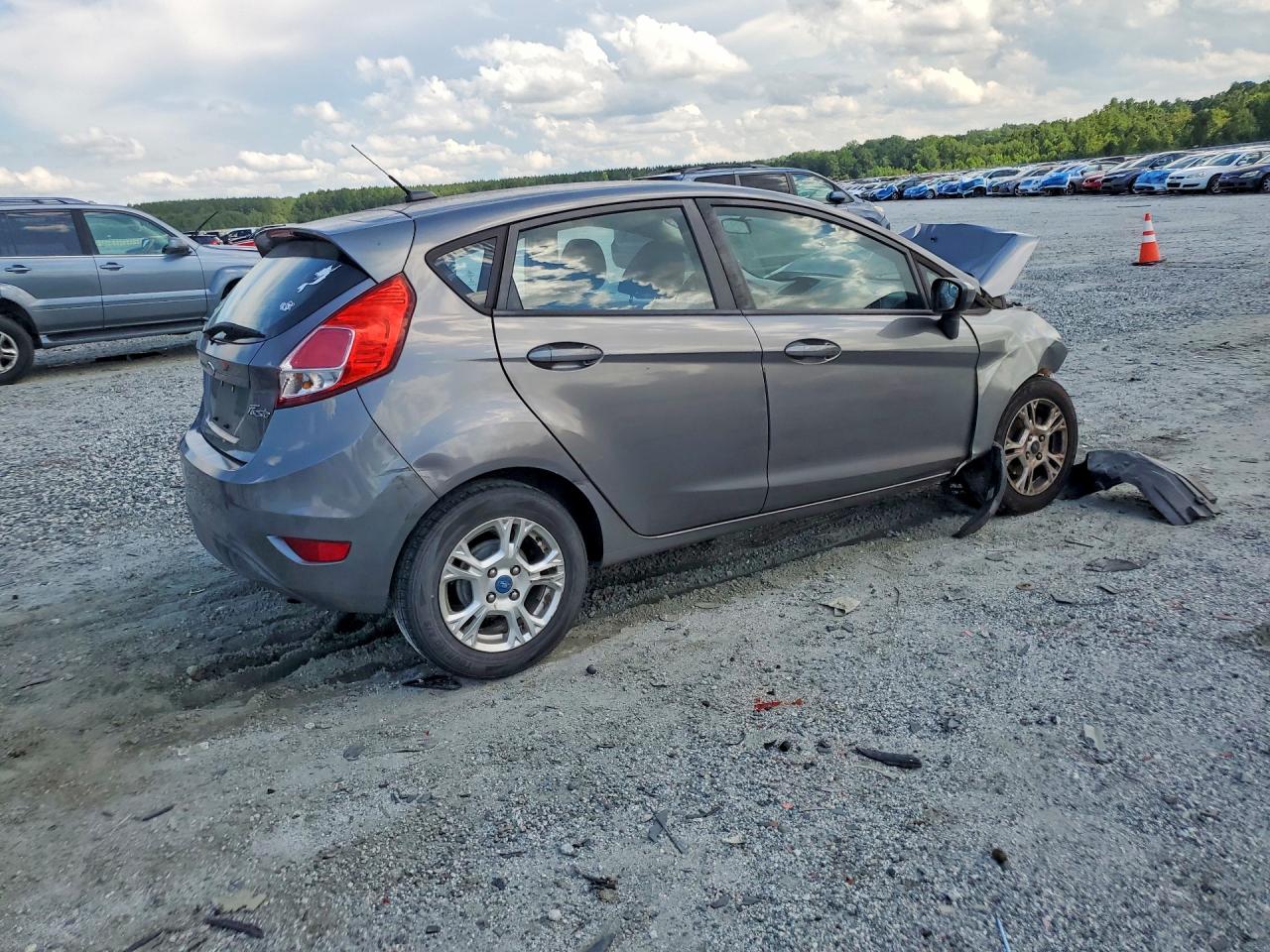 2014 Ford Fiesta Se Gray vin: 3FADP4EJ9EM142945