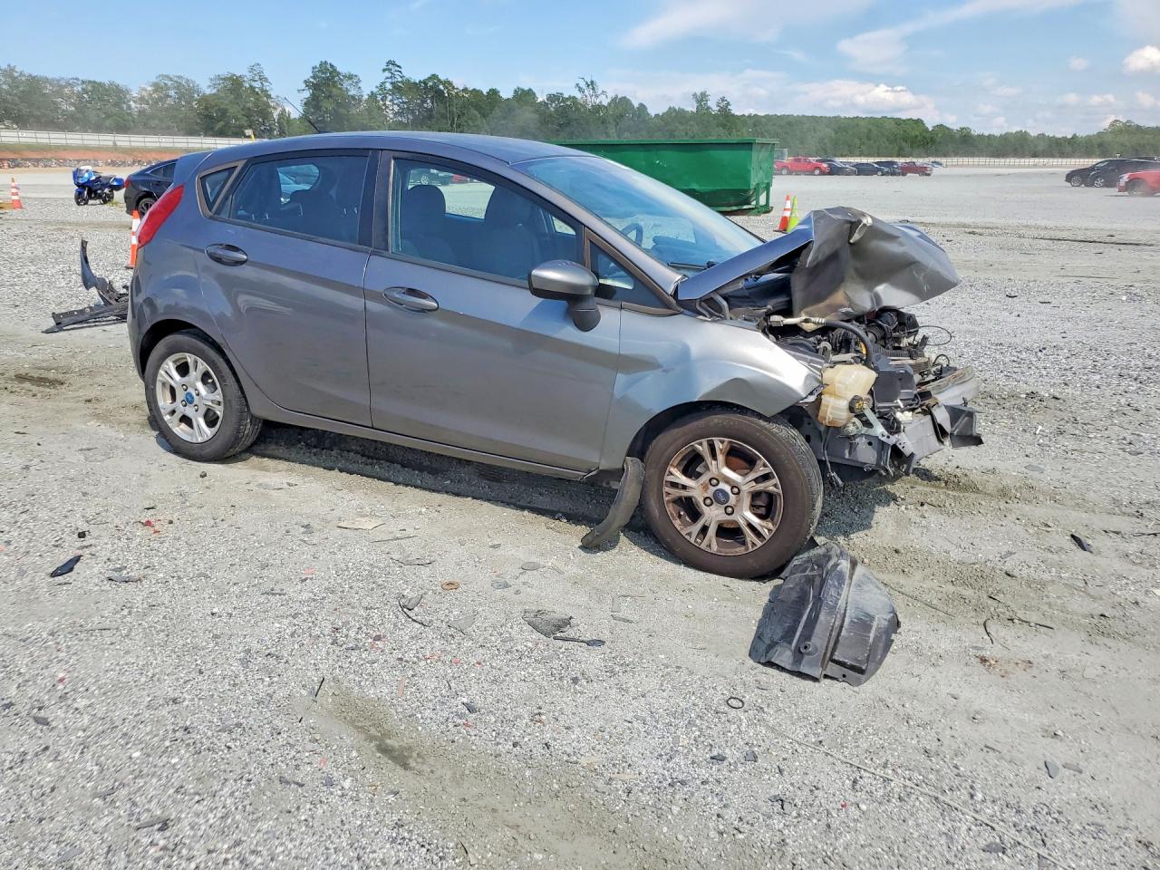 2014 Ford Fiesta Se Gray vin: 3FADP4EJ9EM142945