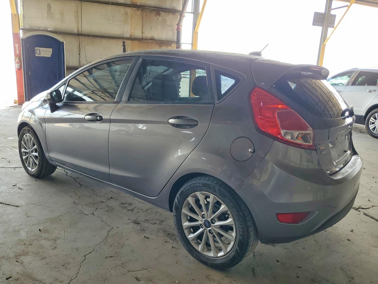 2014 Ford Fiesta Se Gray vin: 3FADP4EJ9EM182989