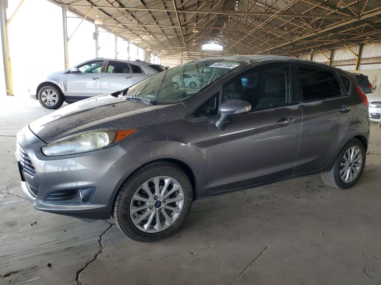 2014 Ford Fiesta Se Gray vin: 3FADP4EJ9EM182989