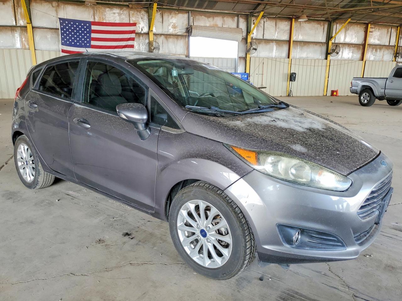 2014 Ford Fiesta Se Gray vin: 3FADP4EJ9EM182989