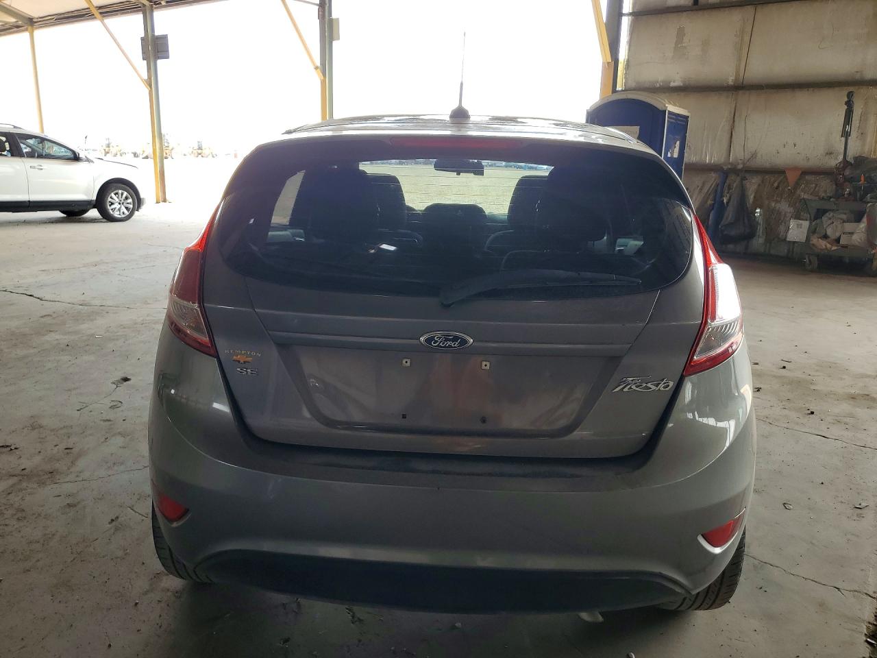 2014 Ford Fiesta Se Gray vin: 3FADP4EJ9EM182989
