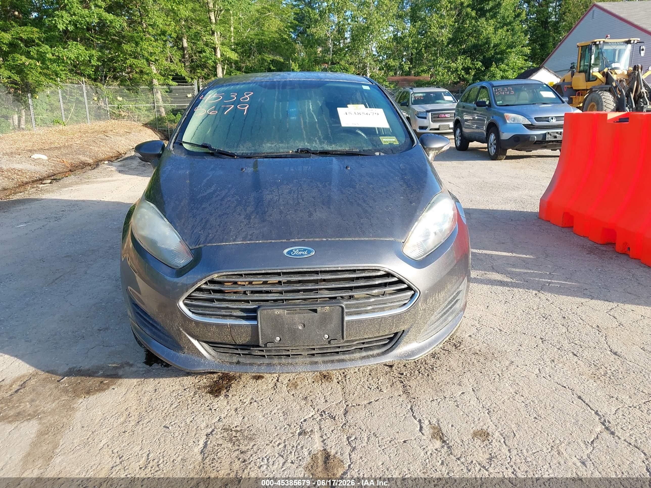 2015 Ford Fiesta Se Gray vin: 3FADP4EJ9FM157074