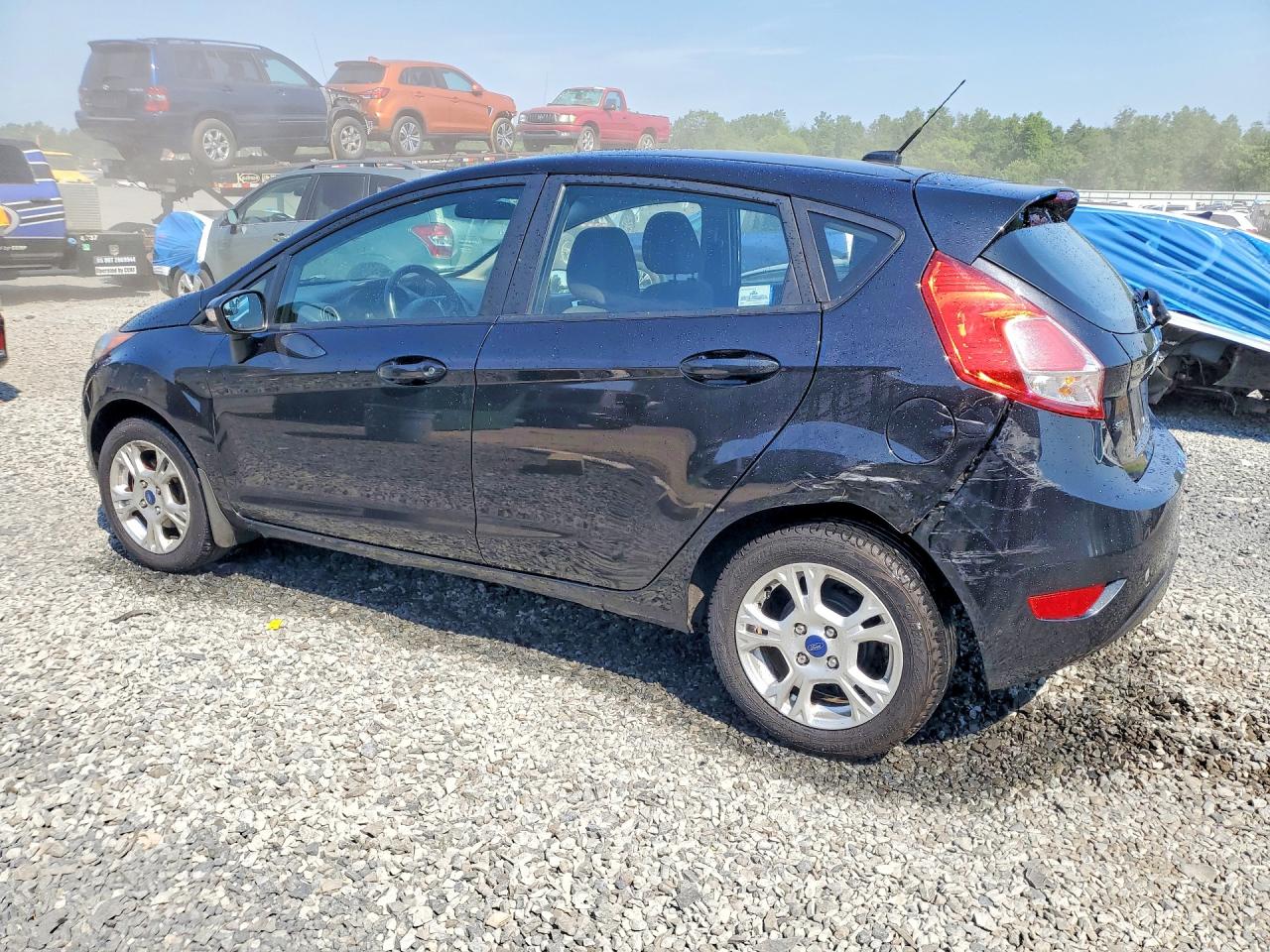 2015 Ford Fiesta Se Black vin: 3FADP4EJ9FM166440