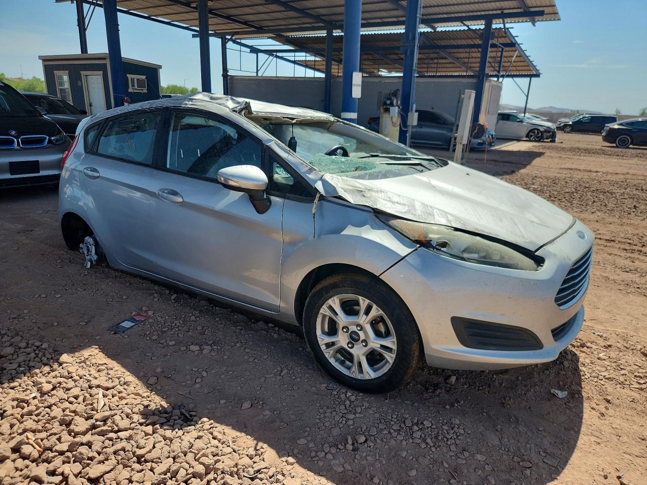 2015 Ford Fiesta Se Silver vin: 3FADP4EJ9FM187031
