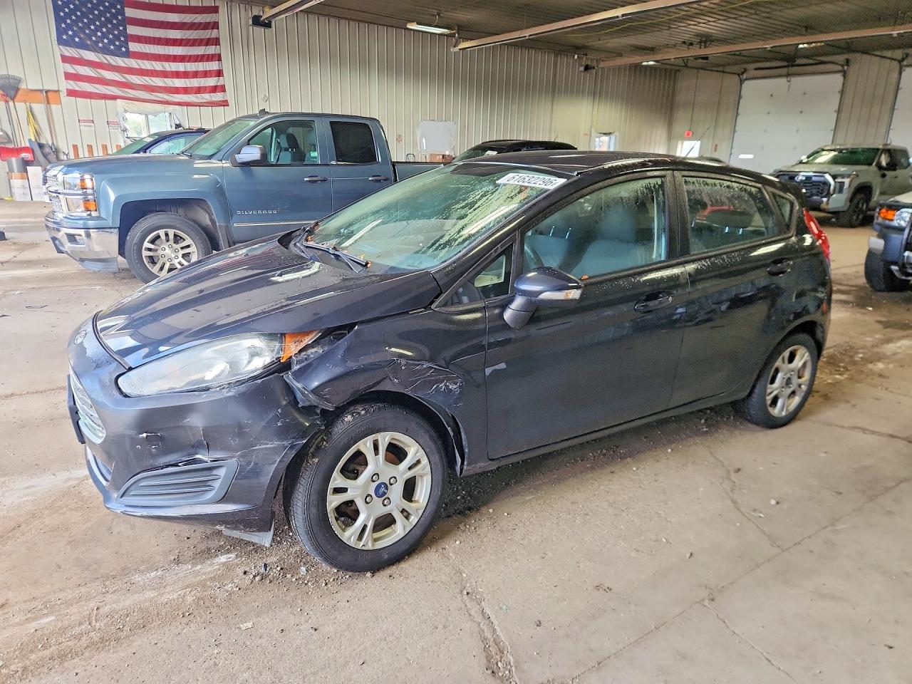 2015 Ford Fiesta Se Black vin: 3FADP4EJ9FM211733