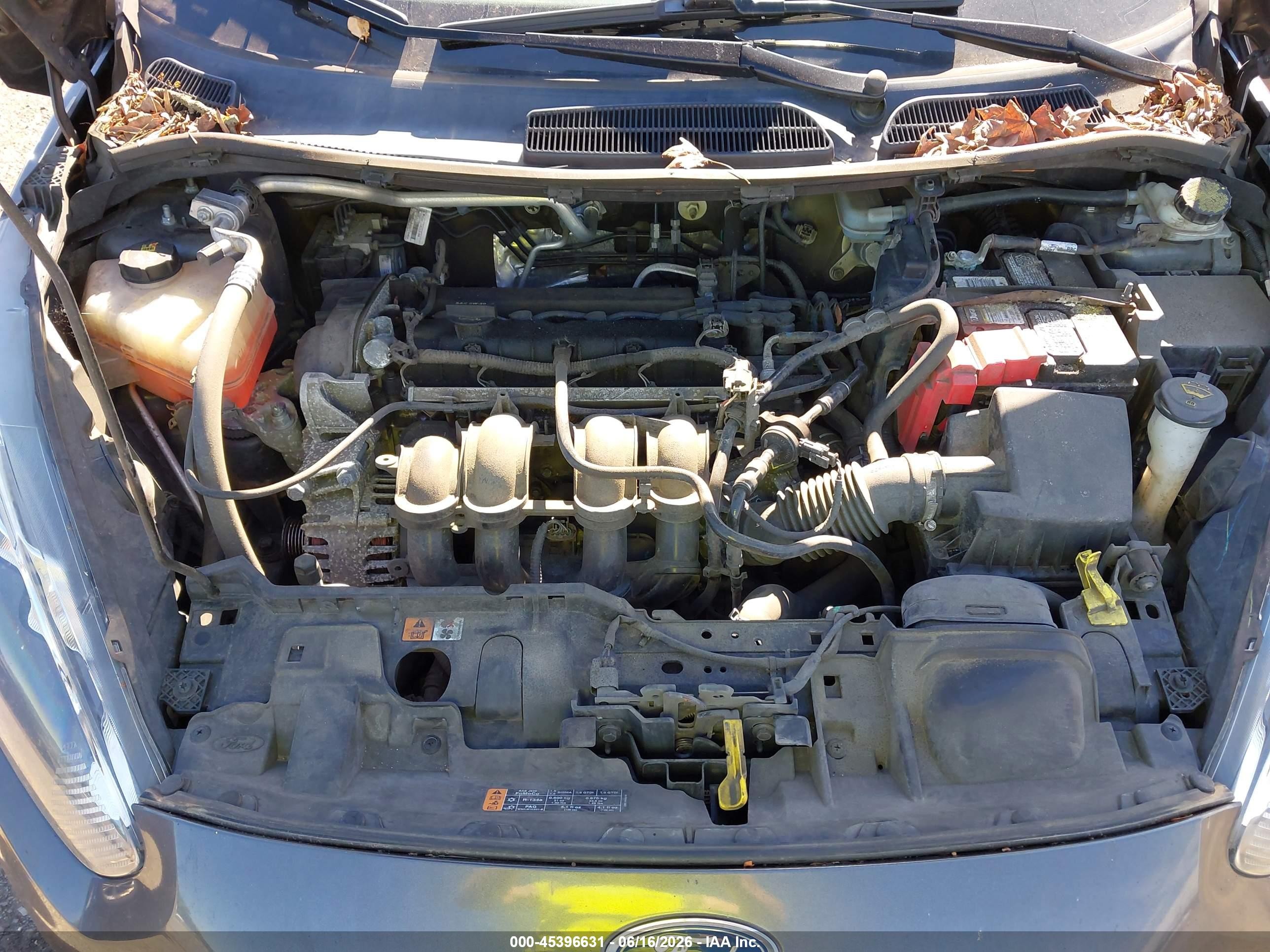 2015 Ford Fiesta Se Gray vin: 3FADP4EJ9FM223848