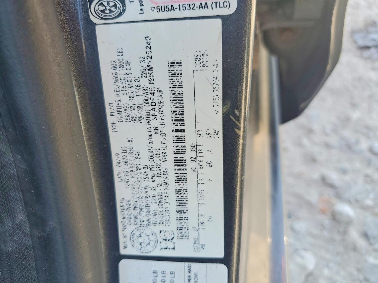 2019 Ford Fiesta Se Charcoal vin: 3FADP4EJ9KM125249
