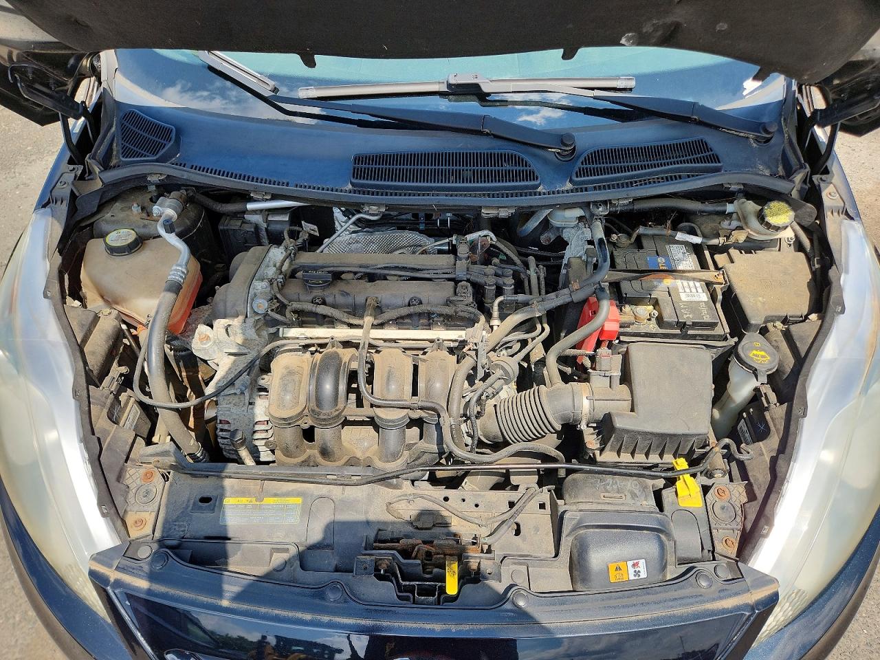 2011 Ford Fiesta Se Black vin: 3FADP4EJXBM113000