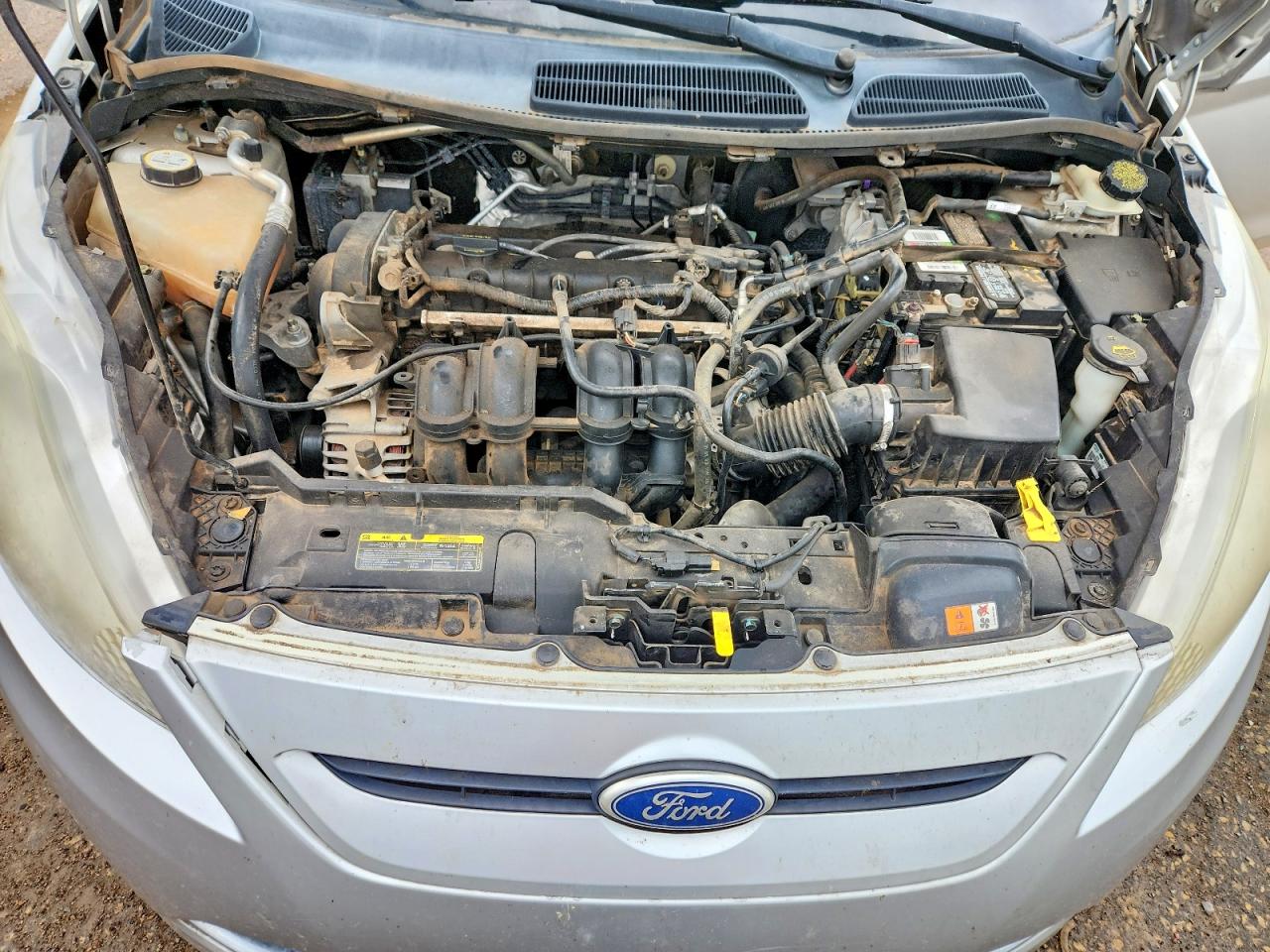 2011 Ford Fiesta Se Silver vin: 3FADP4EJXBM162536