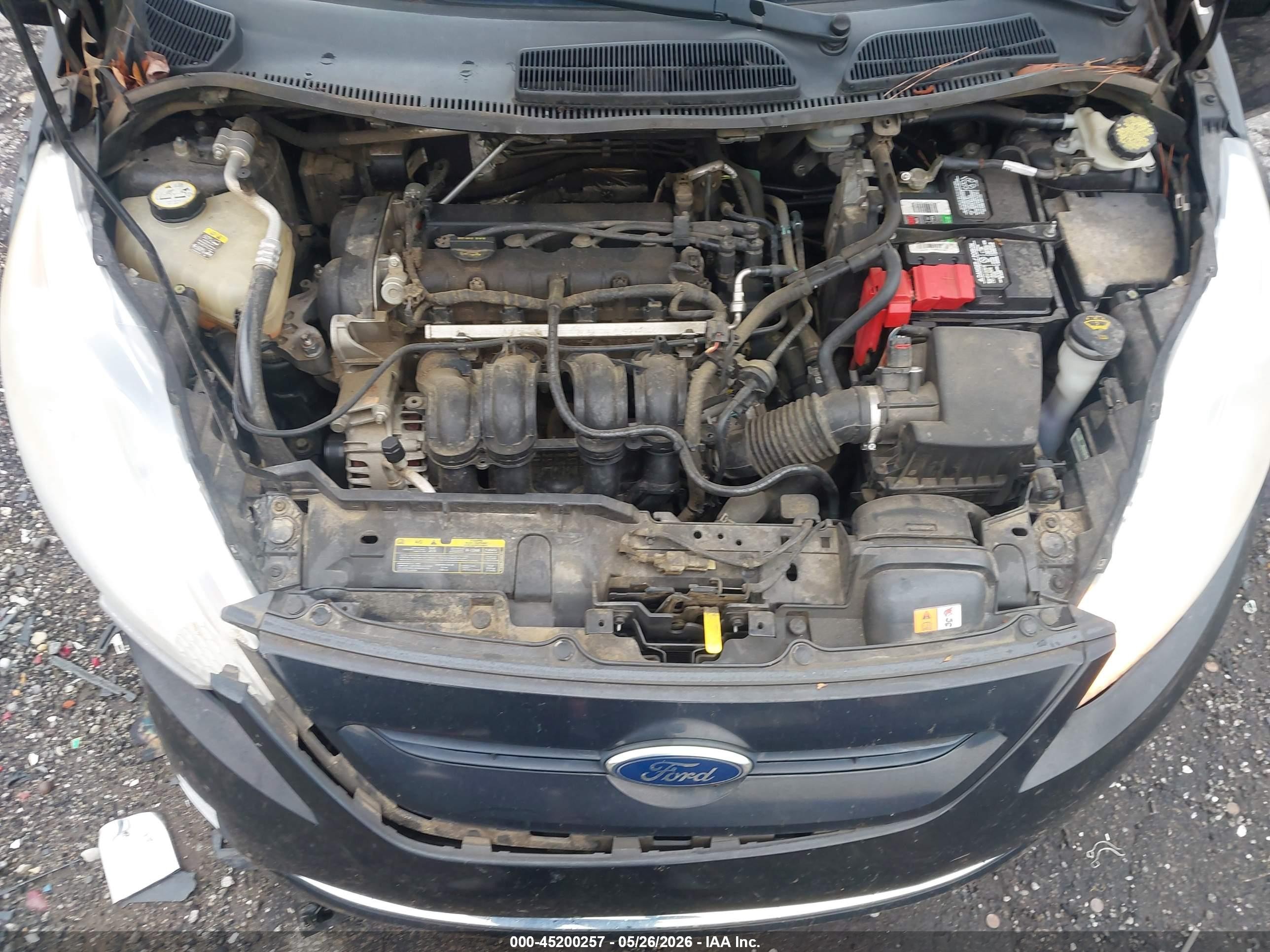 2011 Ford Fiesta Se Черный vin: 3FADP4EJXBM174315
