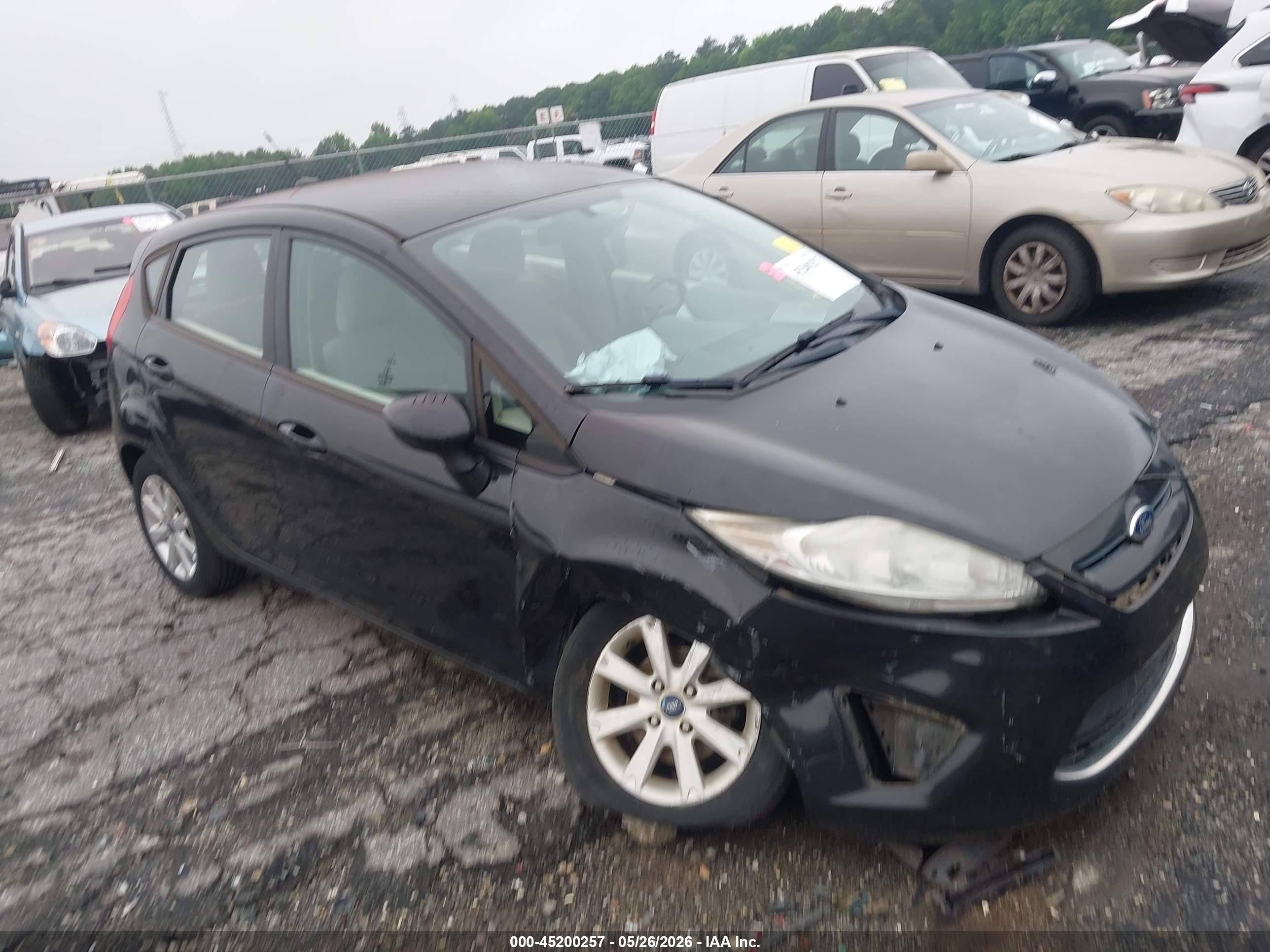 2011 Ford Fiesta Se Черный vin: 3FADP4EJXBM174315