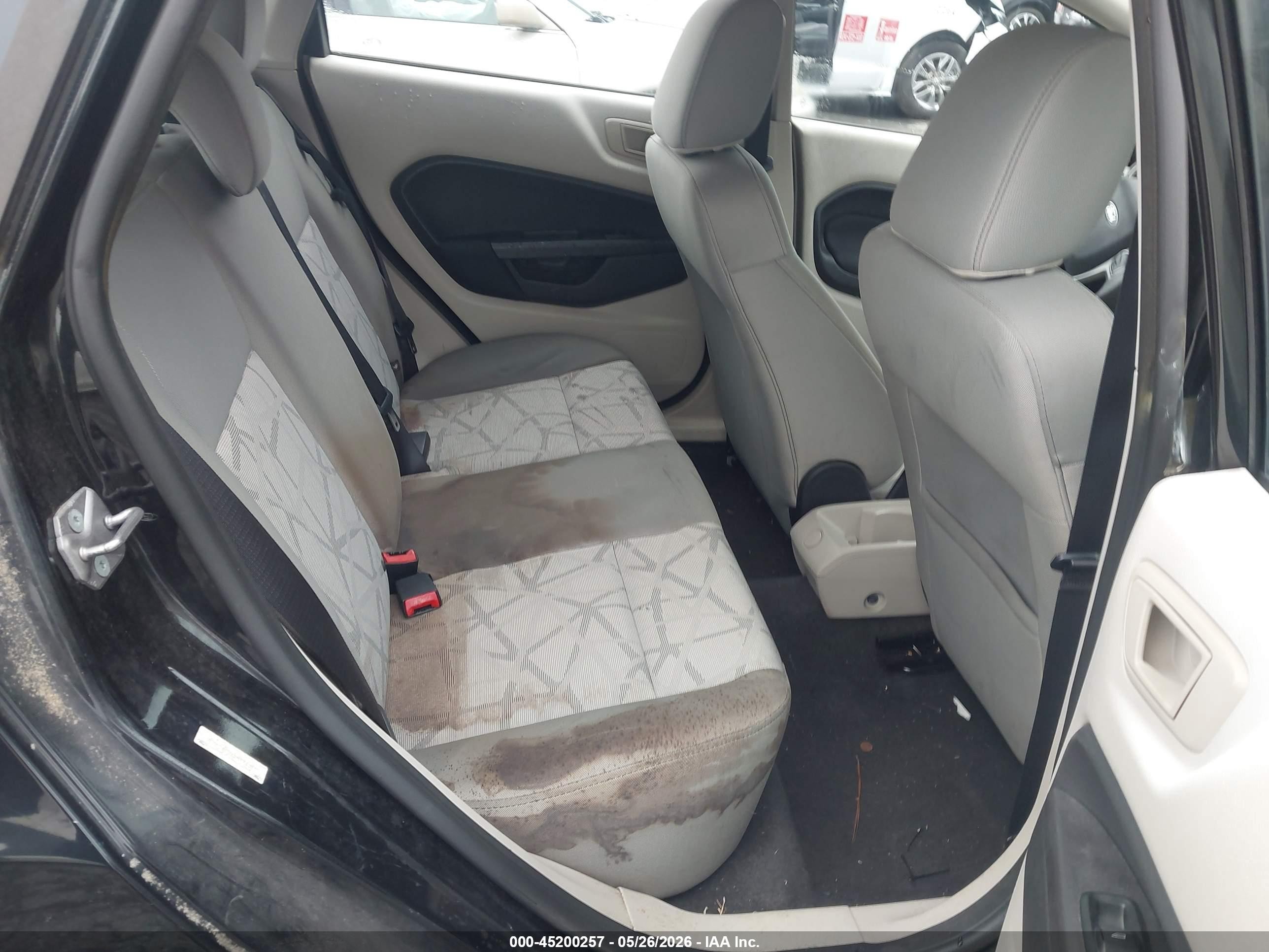 2011 Ford Fiesta Se Черный vin: 3FADP4EJXBM174315