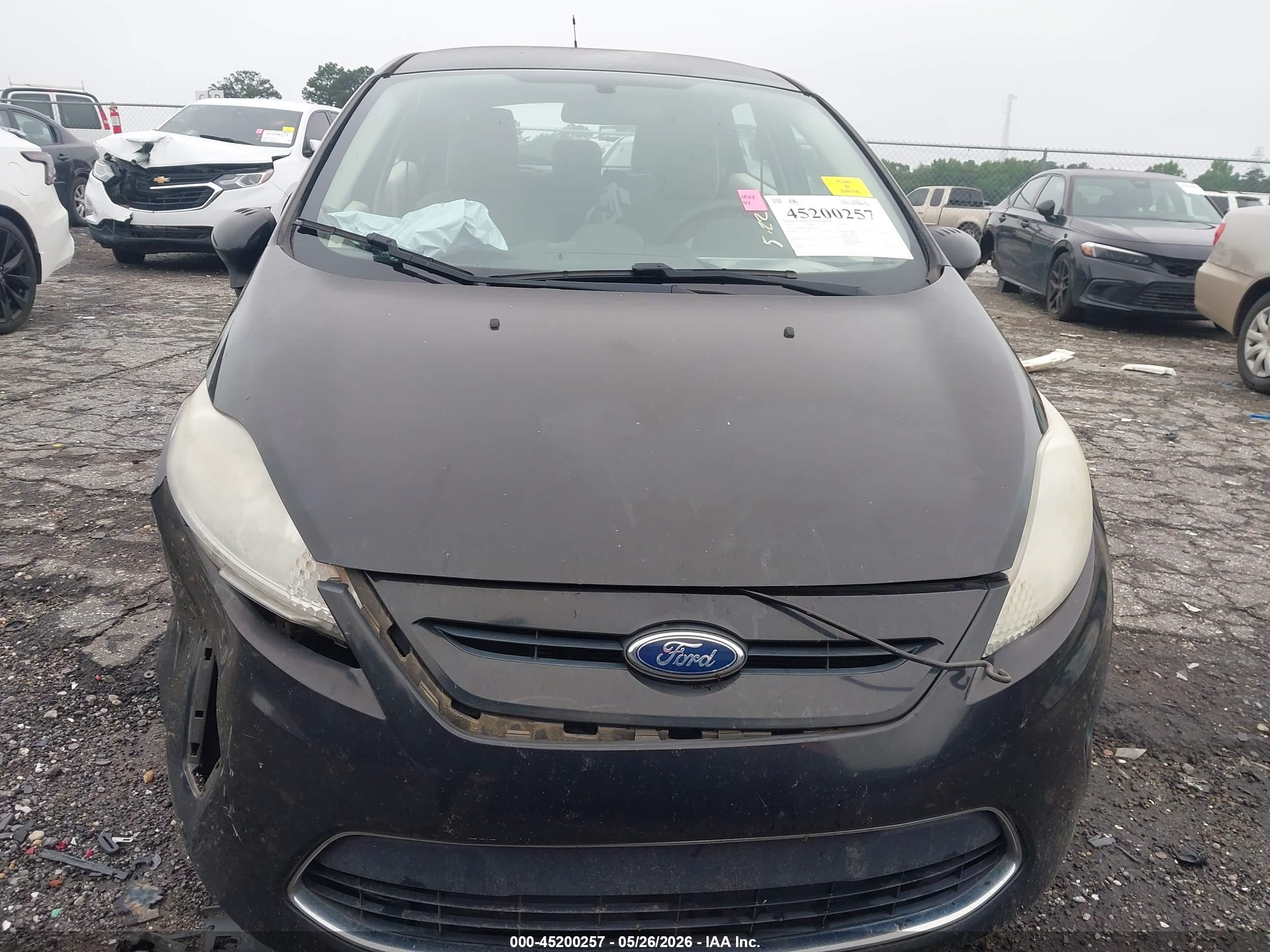 2011 Ford Fiesta Se Черный vin: 3FADP4EJXBM174315
