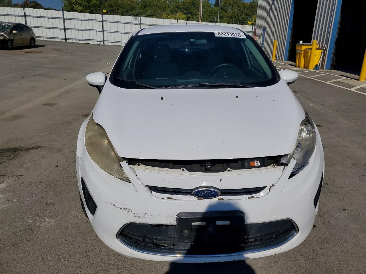 2012 Ford Fiesta Se White vin: 3FADP4EJXCM151134