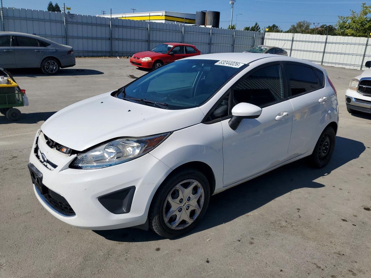 2012 Ford Fiesta Se White vin: 3FADP4EJXCM151134