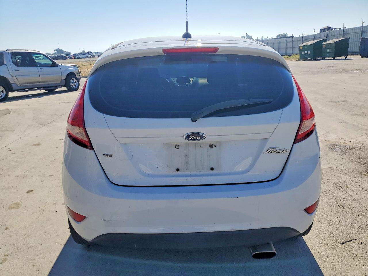 2012 Ford Fiesta Se White vin: 3FADP4EJXCM151134
