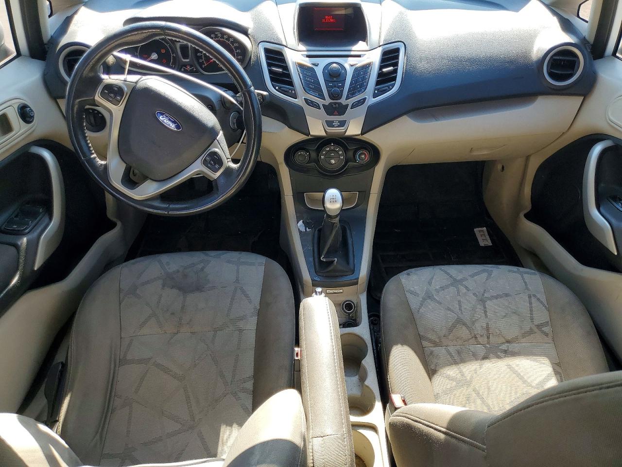 2012 Ford Fiesta Se White vin: 3FADP4EJXCM151134