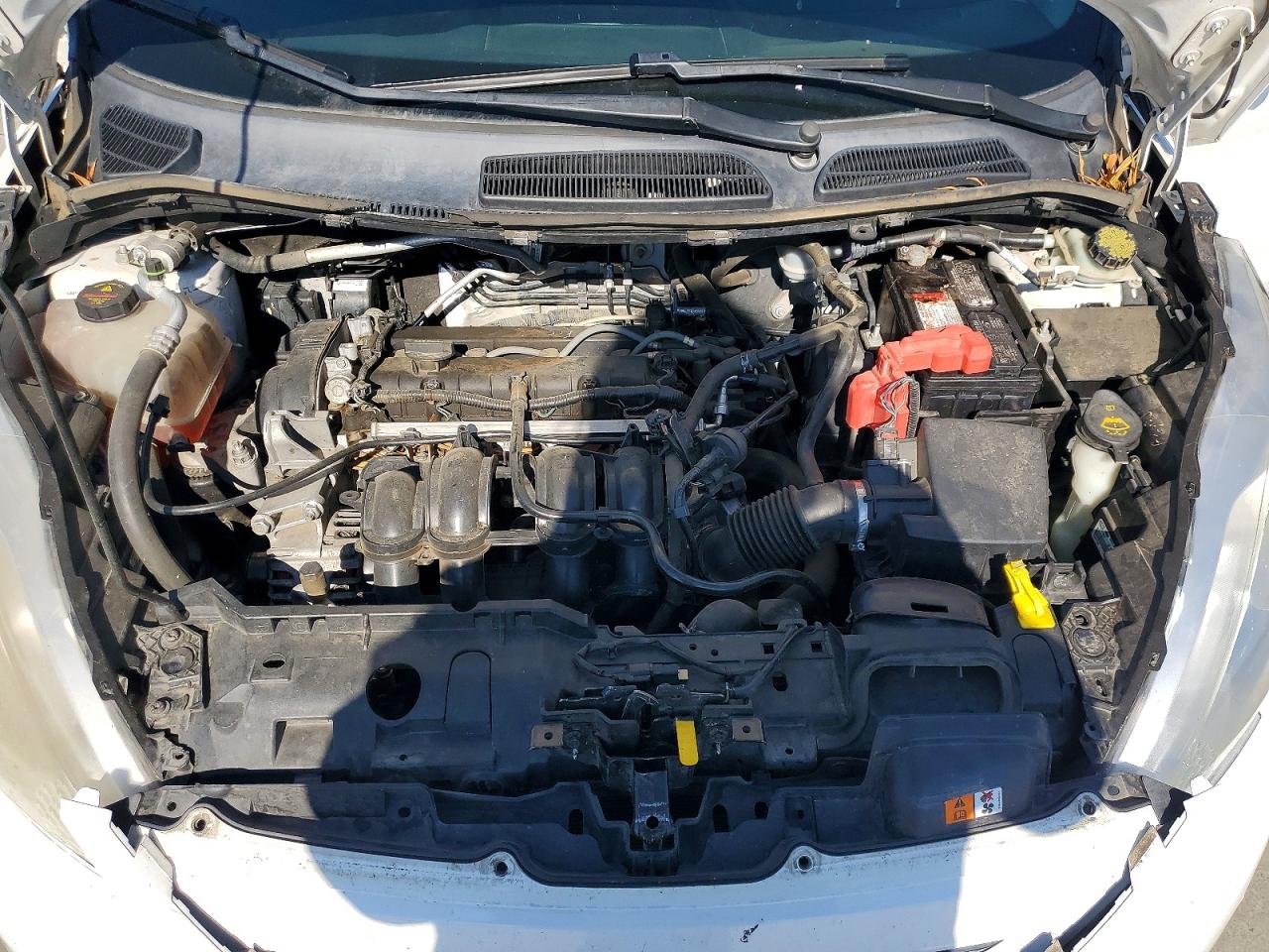 2012 Ford Fiesta Se White vin: 3FADP4EJXCM151134