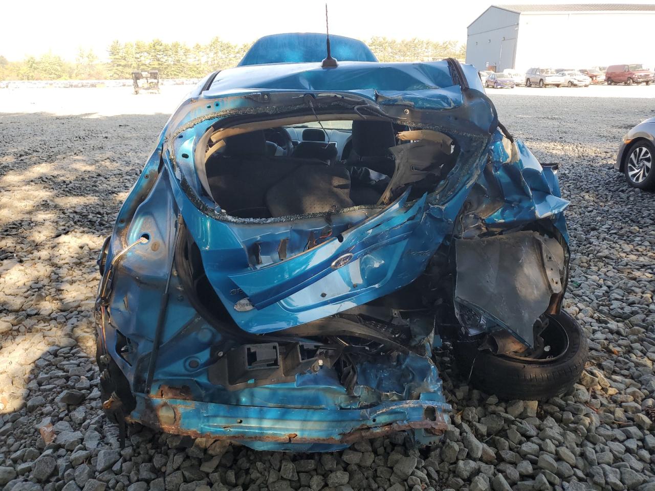 2012 Ford Fiesta Se Blue vin: 3FADP4EJXCM155748
