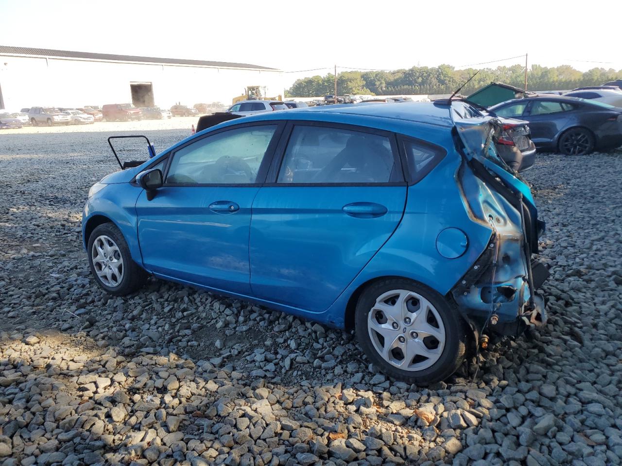 2012 Ford Fiesta Se Blue vin: 3FADP4EJXCM155748