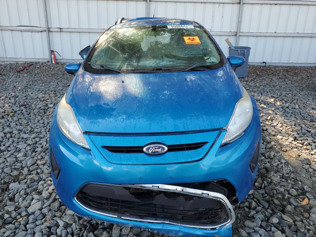 2012 Ford Fiesta Se Blue vin: 3FADP4EJXCM155748