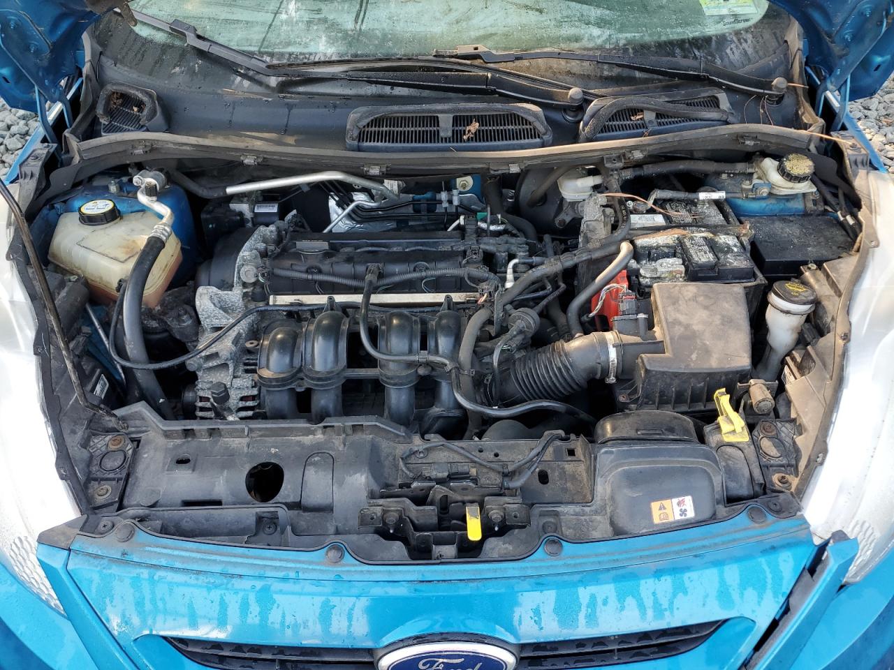 2012 Ford Fiesta Se Blue vin: 3FADP4EJXCM155748