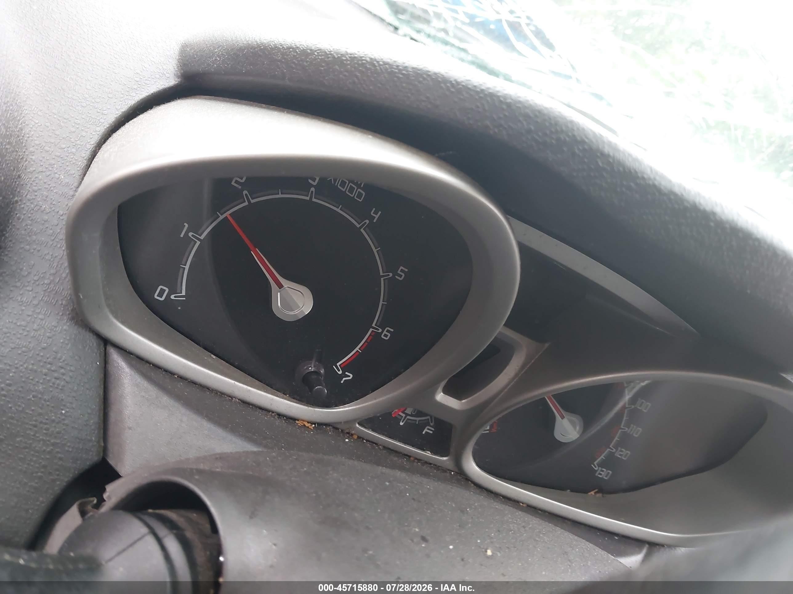 2012 Ford Fiesta Se Blue vin: 3FADP4EJXCM161257