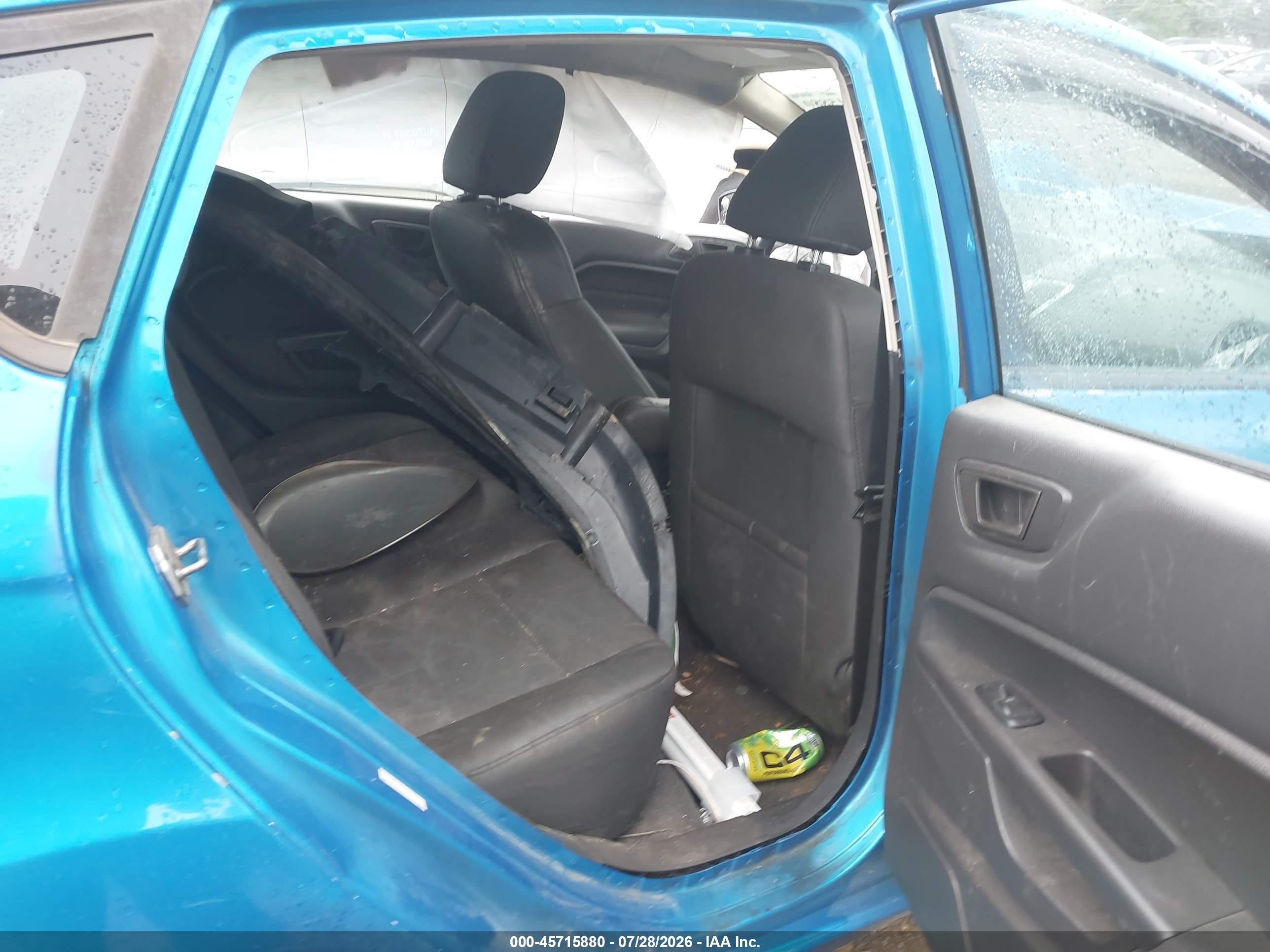 2012 Ford Fiesta Se Blue vin: 3FADP4EJXCM161257