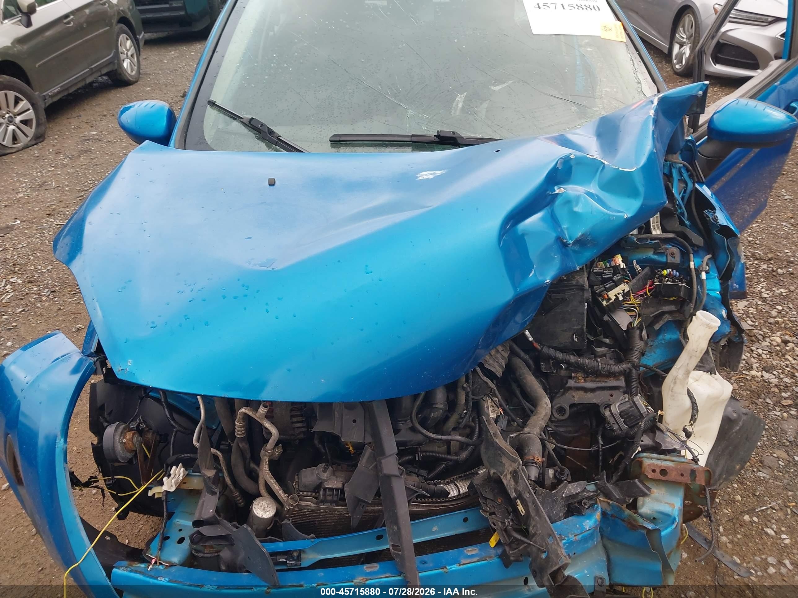 2012 Ford Fiesta Se Blue vin: 3FADP4EJXCM161257