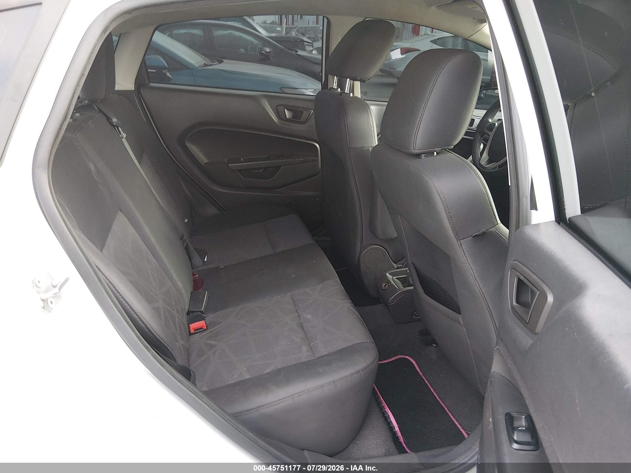 2012 Ford Fiesta Se White vin: 3FADP4EJXCM162697