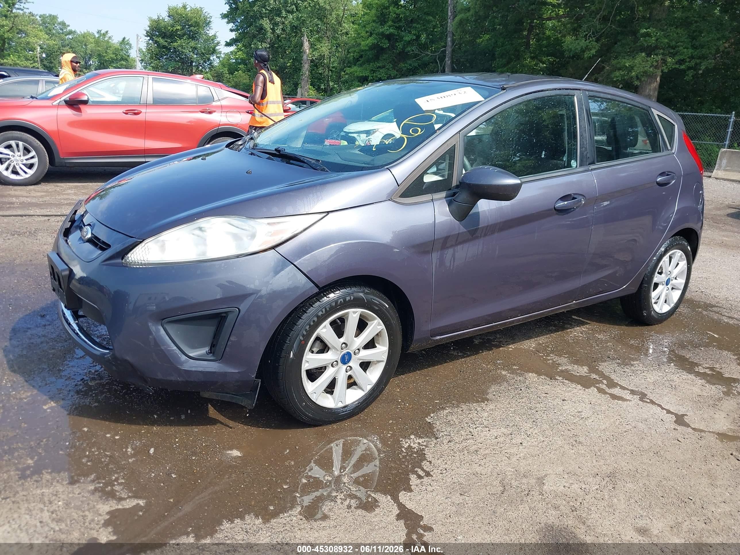 2012 Ford Fiesta Se Gray vin: 3FADP4EJXCM182044