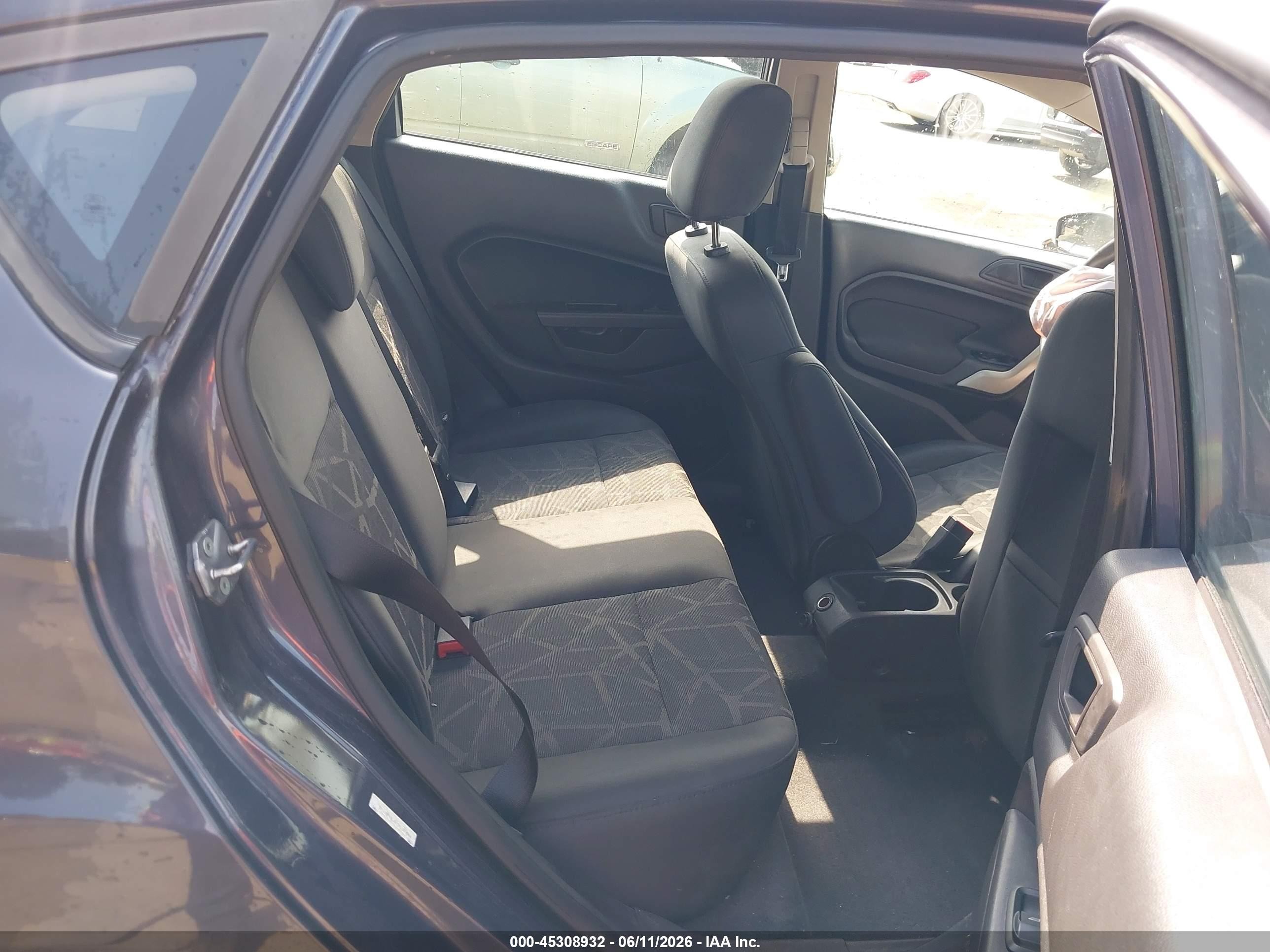 2012 Ford Fiesta Se Gray vin: 3FADP4EJXCM182044