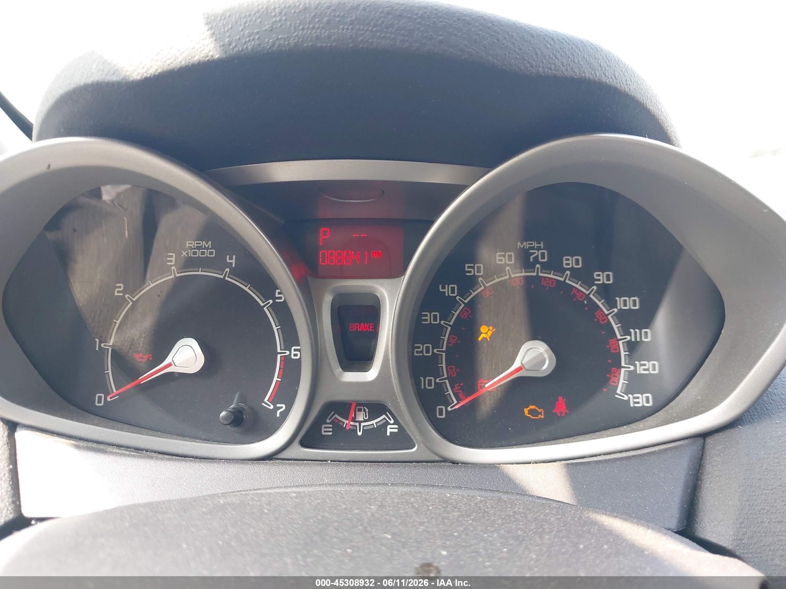 2012 Ford Fiesta Se Gray vin: 3FADP4EJXCM182044