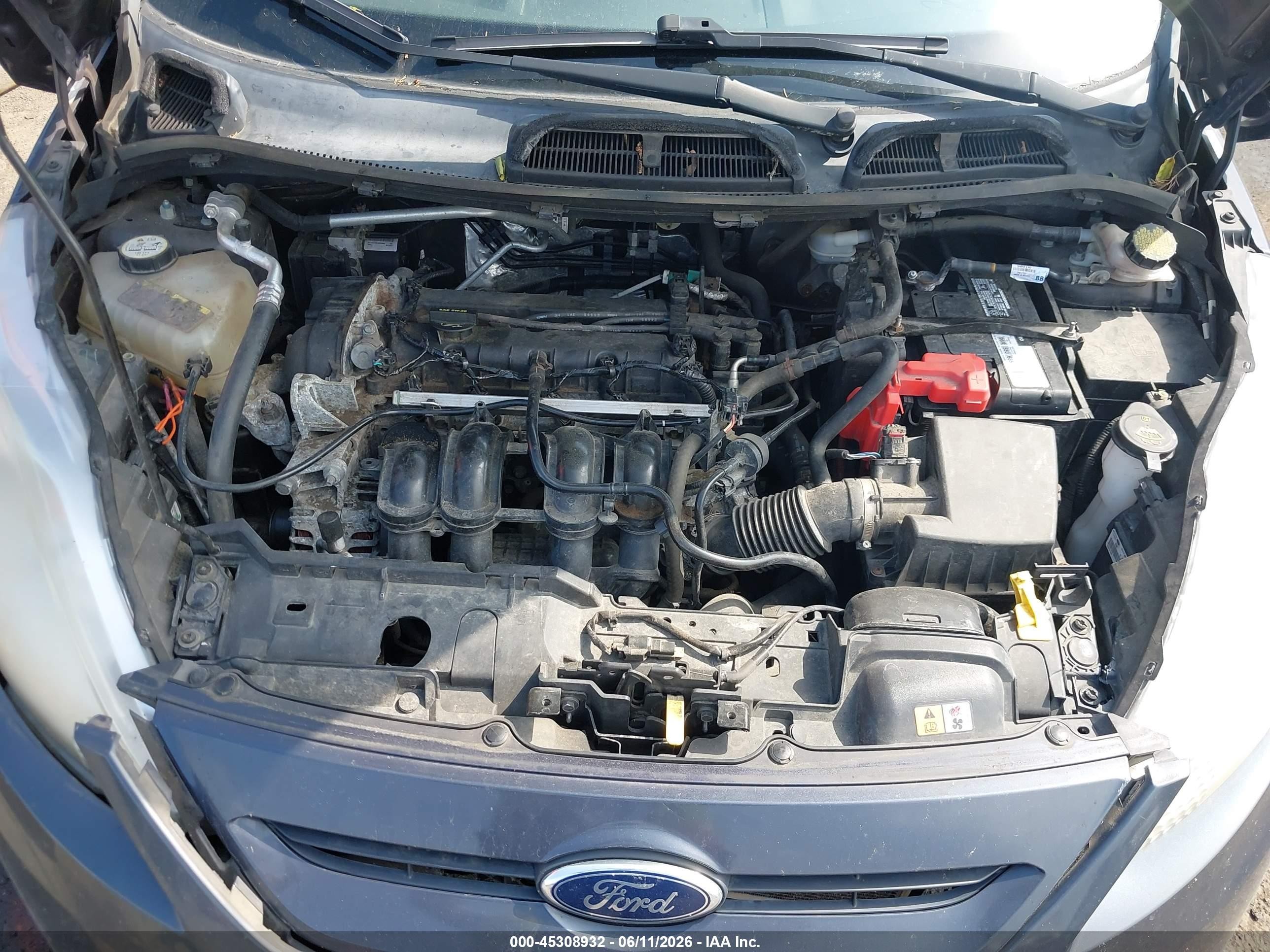 2012 Ford Fiesta Se Gray vin: 3FADP4EJXCM182044