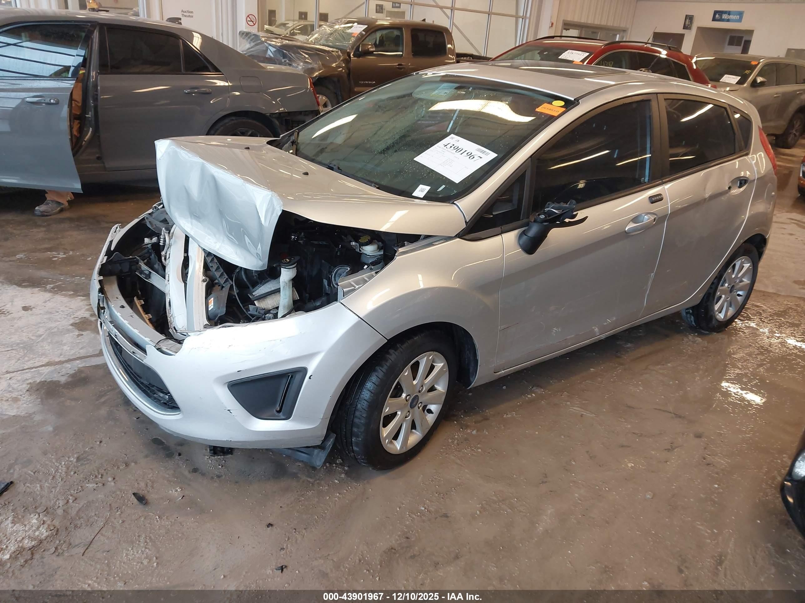 2012 Ford Fiesta Se Silver vin: 3FADP4EJXCM215785