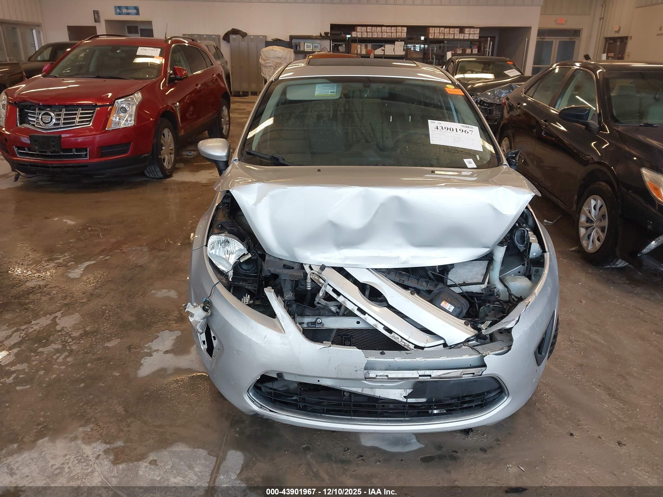 2012 Ford Fiesta Se Silver vin: 3FADP4EJXCM215785