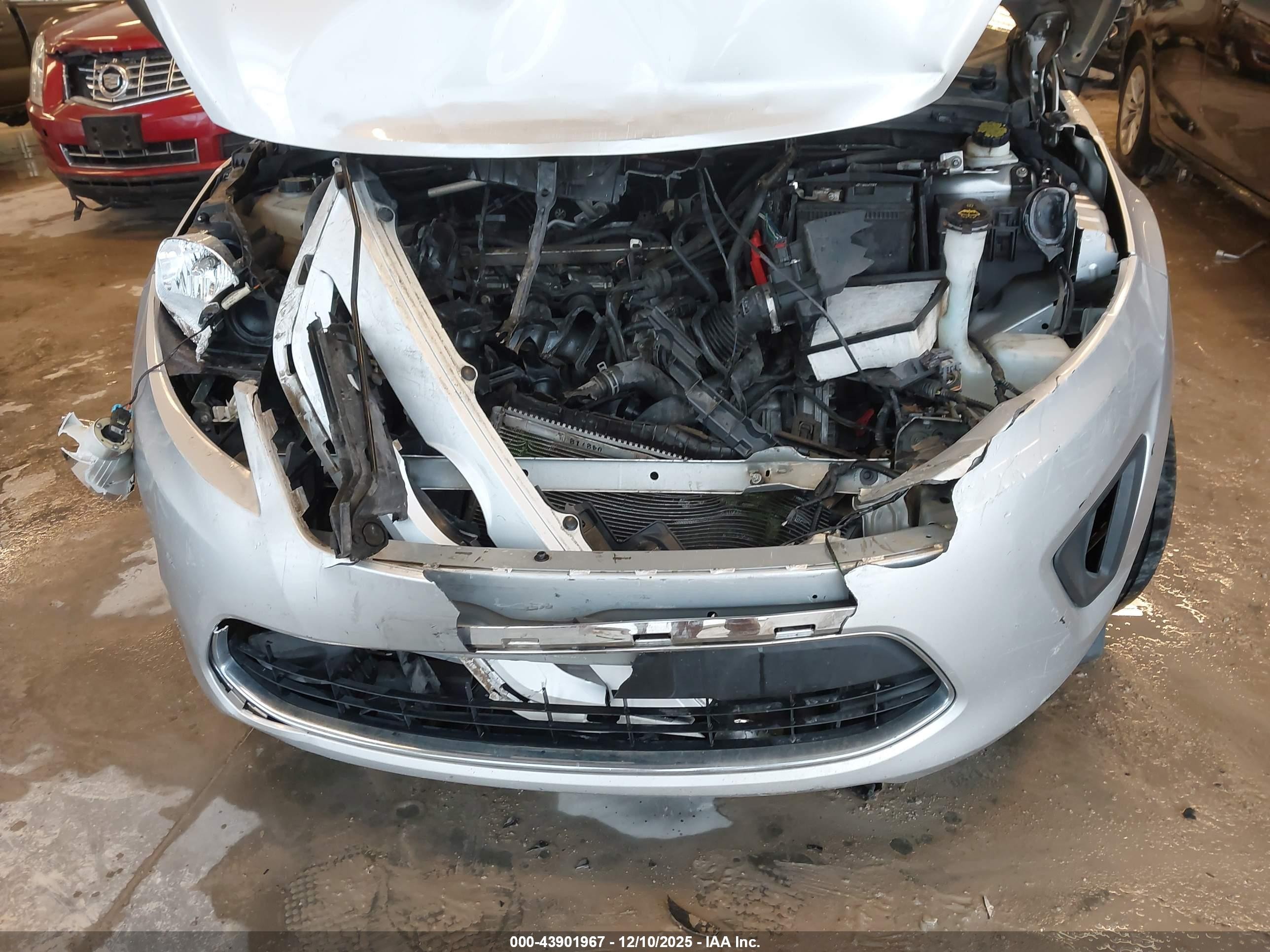 2012 Ford Fiesta Se Silver vin: 3FADP4EJXCM215785