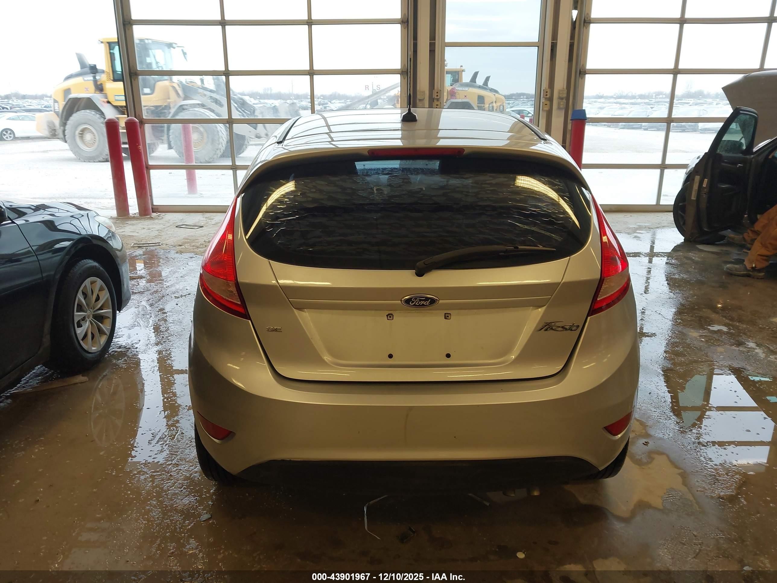 2012 Ford Fiesta Se Silver vin: 3FADP4EJXCM215785
