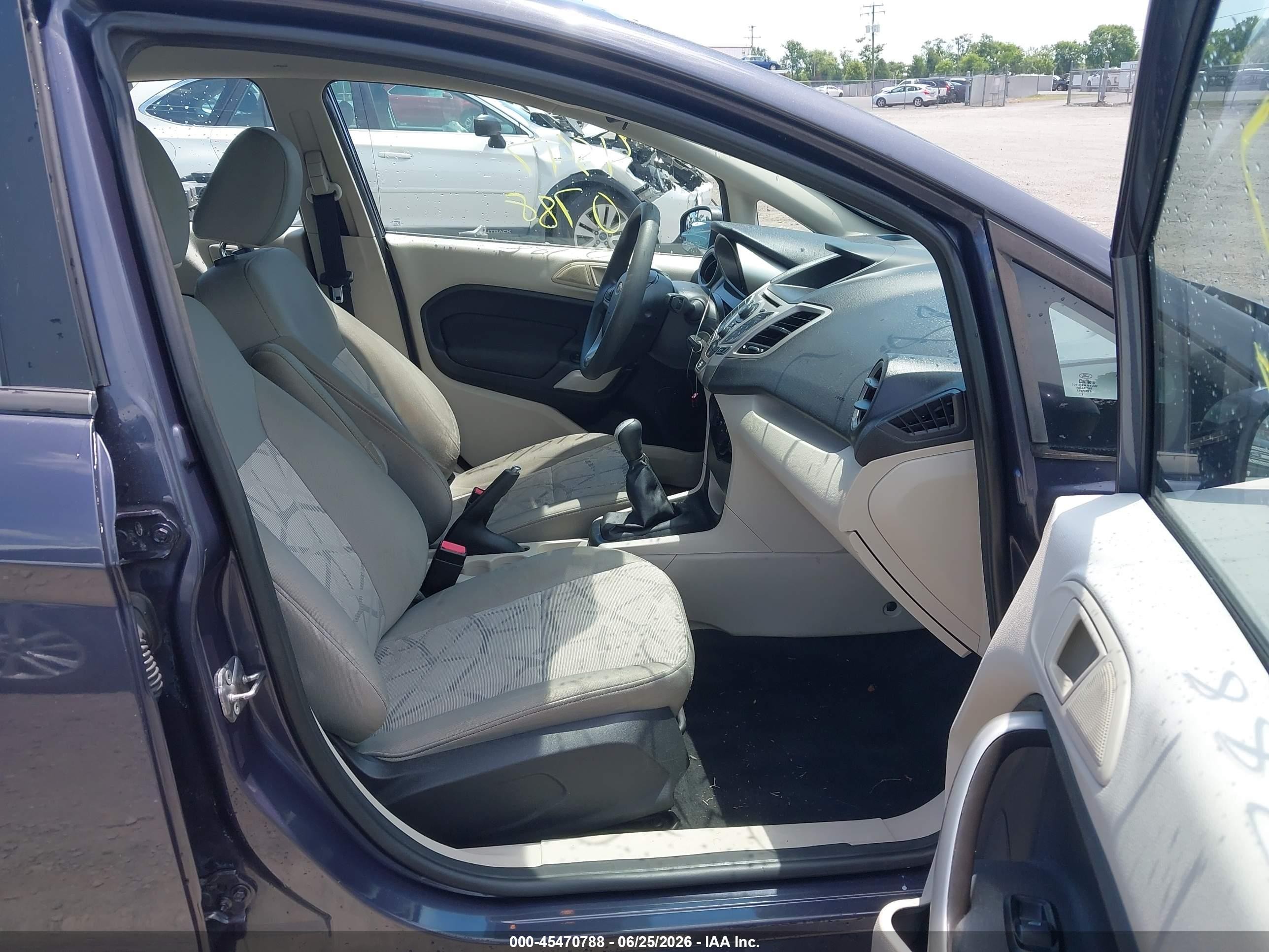 2013 Ford Fiesta Se Gray vin: 3FADP4EJXDM112741