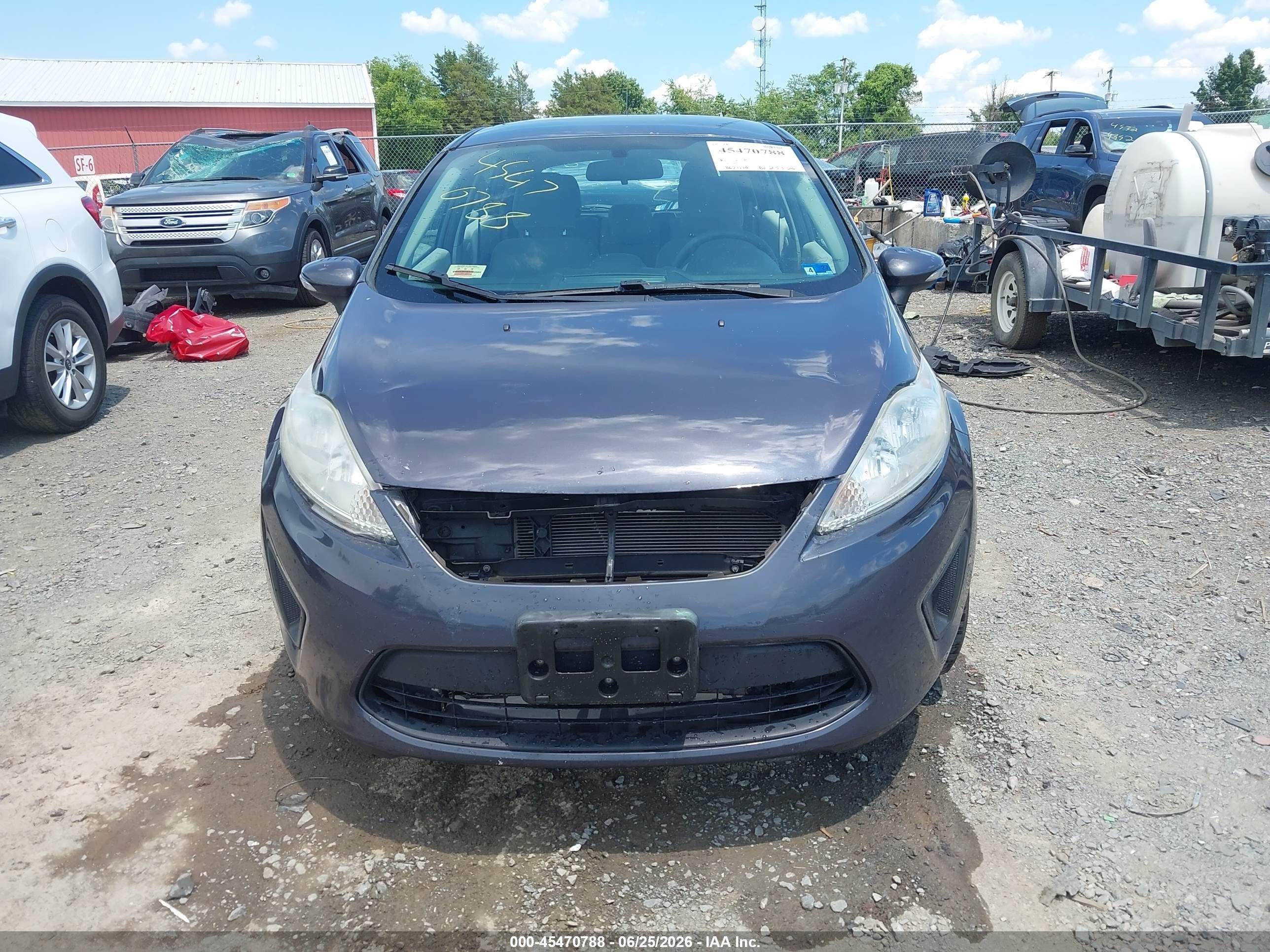 2013 Ford Fiesta Se Gray vin: 3FADP4EJXDM112741