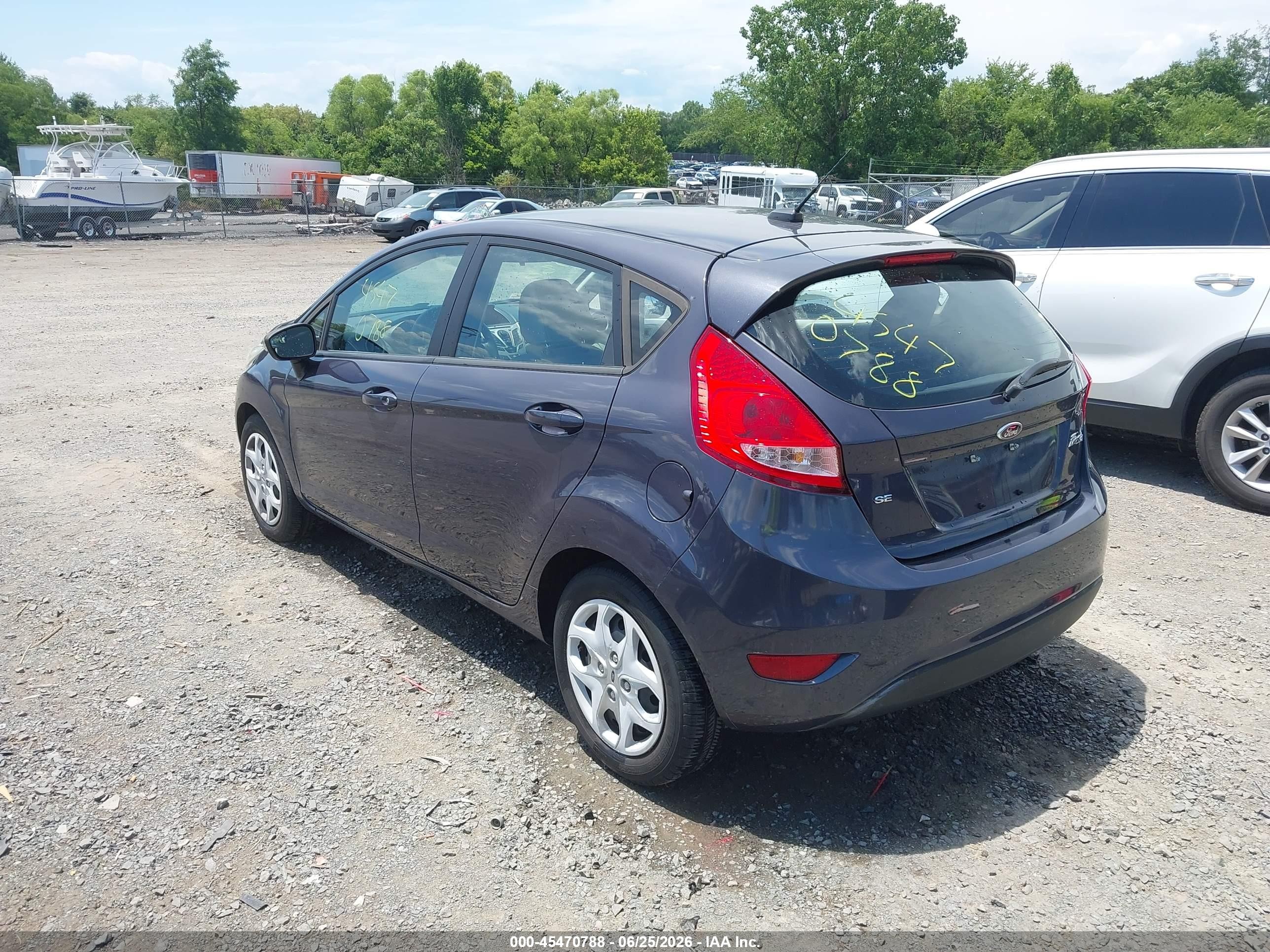 2013 Ford Fiesta Se Gray vin: 3FADP4EJXDM112741