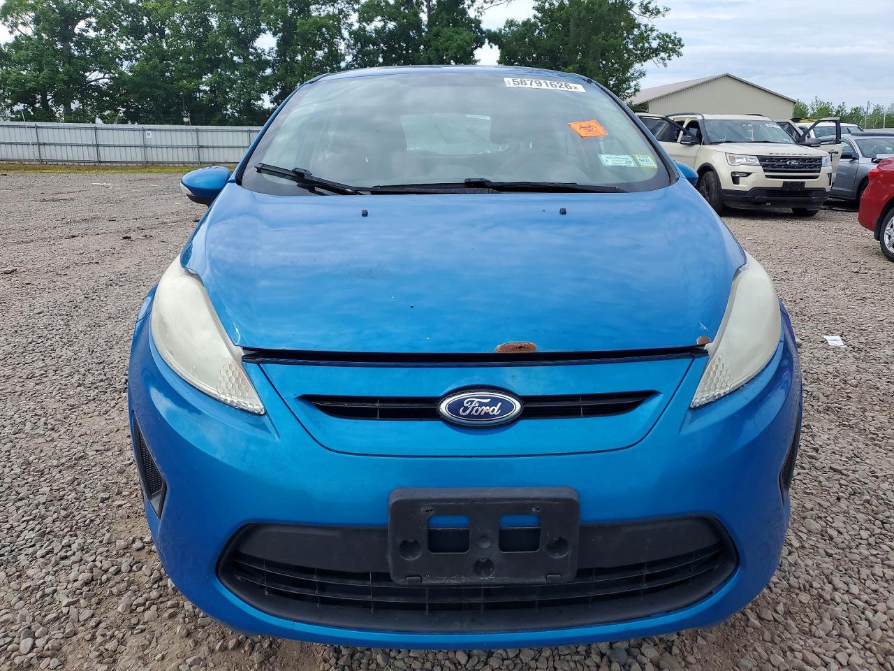 2013 Ford Fiesta Se Blue vin: 3FADP4EJXDM155699