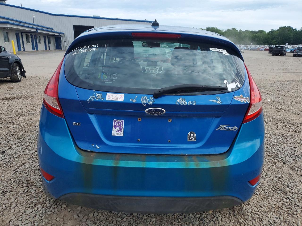 2013 Ford Fiesta Se Blue vin: 3FADP4EJXDM155699