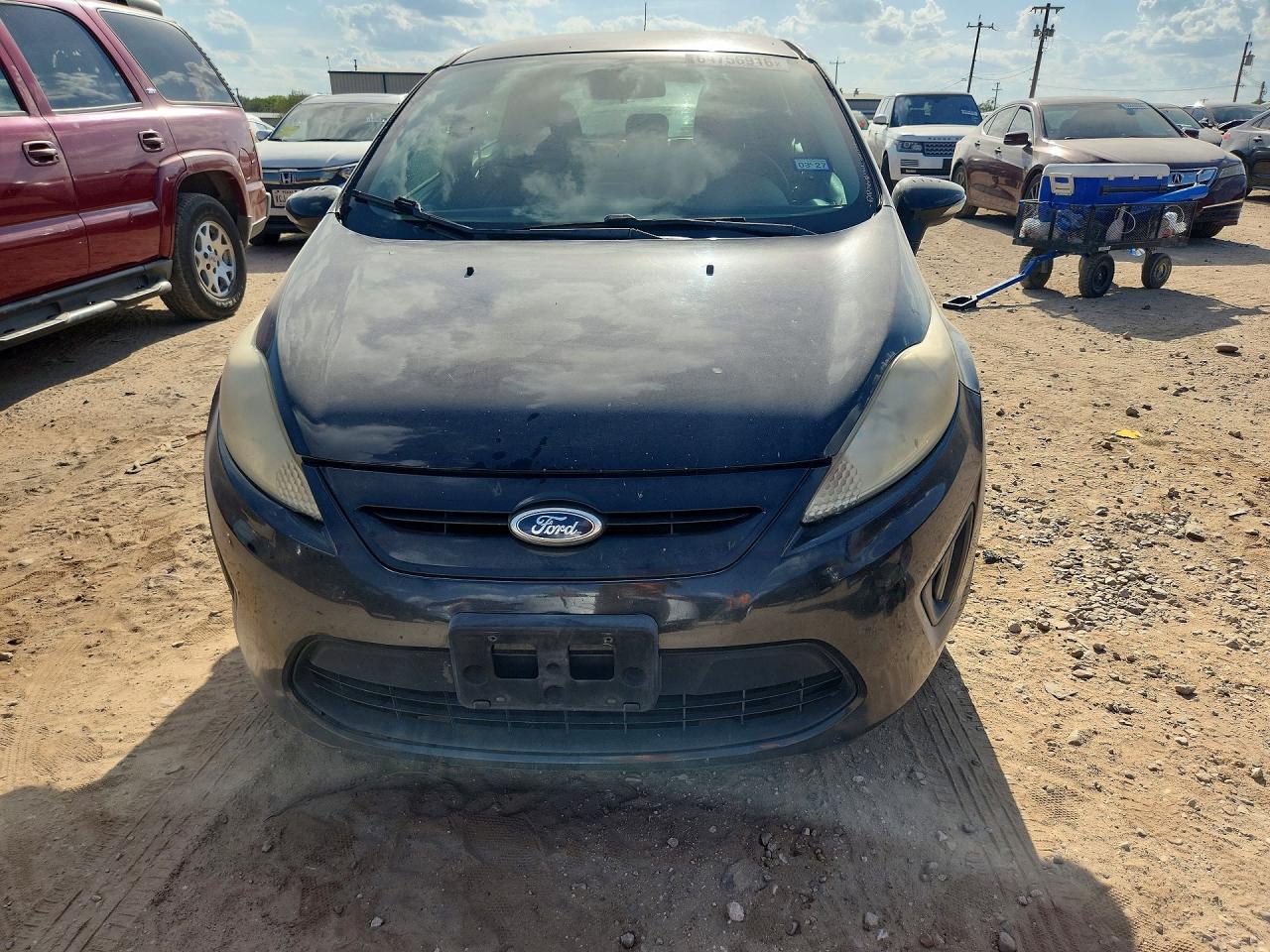 2013 Ford Fiesta Se Black vin: 3FADP4EJXDM158781
