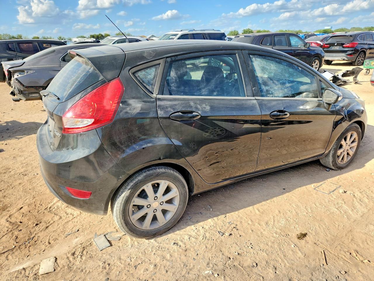 2013 Ford Fiesta Se Black vin: 3FADP4EJXDM158781
